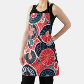 Naadloos patroon met bloemen schort (Insitu)