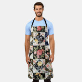 naadloos patroon met bloemen schort (Gedragen)