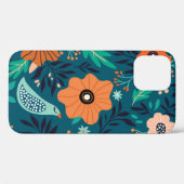 Naadloos patroon met bloemsierversiering Case-Mate iPhone case (Achterkant (horizontaal))