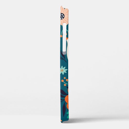 Naadloos patroon met bloemsierversiering Case-Mate iPhone case (Achterkant / Links)