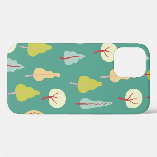 Naadloos patroon met bomen, gekleurde herfstbomen Case-Mate iPhone case (Achterkant (horizontaal))