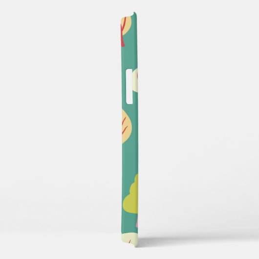 Naadloos patroon met bomen, gekleurde herfstbomen Case-Mate iPhone case (Achterkant / Rechts)