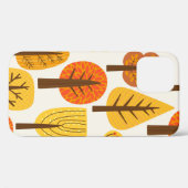 Naadloos patroon met bomen. herfst Case-Mate iPhone case (Achterkant (horizontaal))