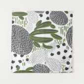 naadloos patroon met cactus op witte achtergrond.  wandkleed (Voorkant (horizontaal))