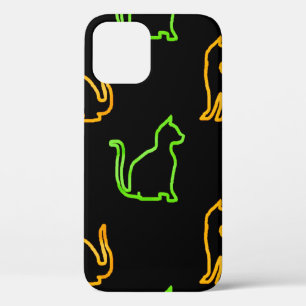 Naadloos patroon met catabstract, dierlijk, kunst, Case-Mate iPhone case