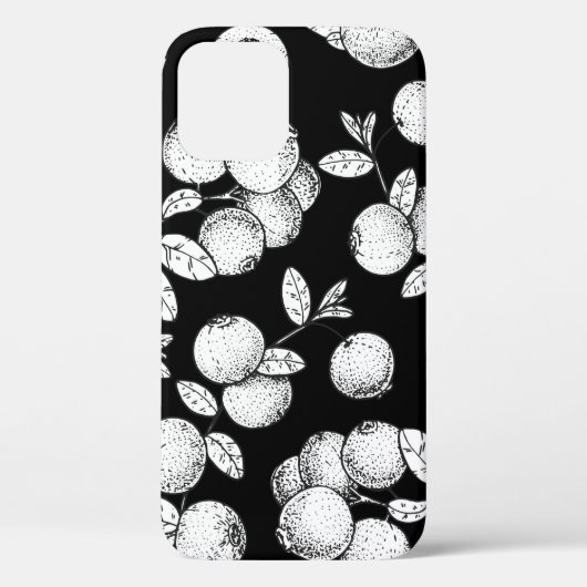 Naadloos patroon met cranberry. Handtekening Case-Mate iPhone Case (Achterkant)