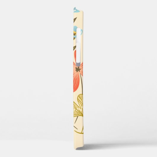 Naadloos patroon met de abstracte bloemen Case-Mate iPhone case (Achterkant / Links)