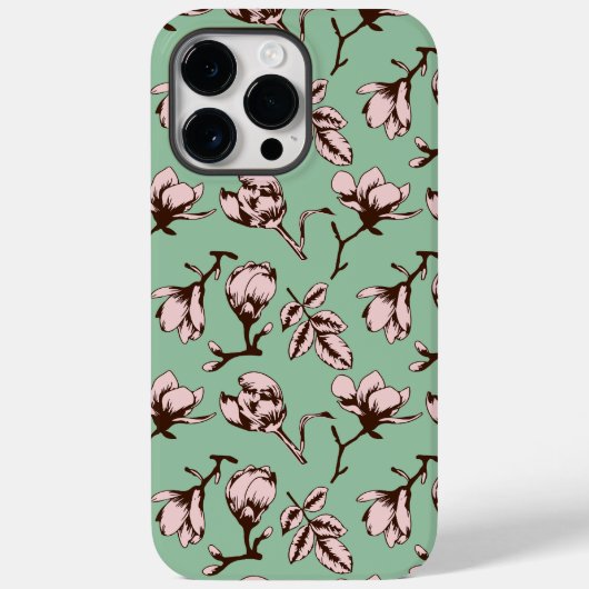 Naadloos patroon met de bloemknoppen van de lenteb Case-Mate iPhone case (Achterkant)