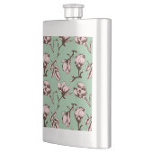 Naadloos patroon met de bloemknoppen van de lenteb flacon (Links)