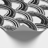  naadloos patroon met droog penseel gebogen str cadeaupapier (Hoek)