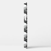 naadloos patroon met droog penseel gebogen str Case-Mate iPhone case (Achterkant / Rechts)