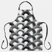  naadloos patroon met droog penseel gebogen str schort (Voorkant)