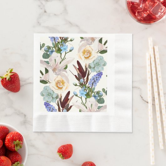 Naadloos patroon met gedetailleerde handgetekende  servet (Insitu)