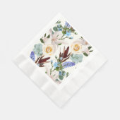 Naadloos patroon met gedetailleerde handgetekende  servet (Hoek)