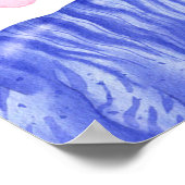 Naadloos patroon met gekleurde dinosaurussen, rege poster (Hoek)