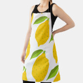 Naadloos patroon met gele verse citroen schort (Insitu)