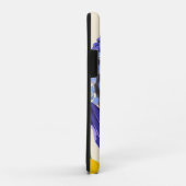 Naadloos patroon met gele violette bloemen. Case-Mate iPhone case (Achterkant/rechts)