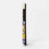 Naadloos patroon met gele violette bloemen. Case-Mate iPhone case (Achterkant/links)
