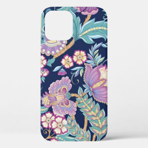 Naadloos patroon met gestileerde sierbloemen Case-Mate iPhone case
