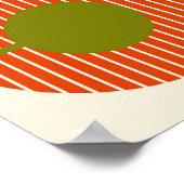 Naadloos patroon met gestileerde vogels in retro b poster (Hoek)