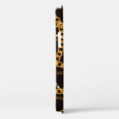Naadloos patroon met gouden ketens. Case-Mate iPhone case (Achterkant / Rechts)