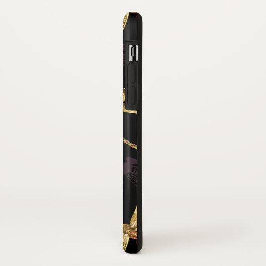 Naadloos patroon met gouden libellen Case-Mate iPhone case (Achterkant/links)