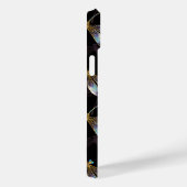 Naadloos patroon met gouden libellen Case-Mate iPhone case (Achterkant / Rechts)