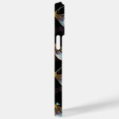 Naadloos patroon met gouden libellen Case-Mate iPhone case (Achterkant / Rechts)