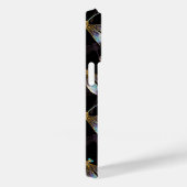 Naadloos patroon met gouden libellen Case-Mate iPhone case (Achterkant / Rechts)