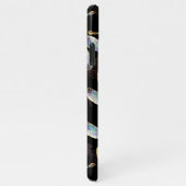 Naadloos patroon met gouden libellen iPhone hoesje (Rechterkant)