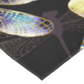 Naadloos patroon met gouden libellen tafelkleed (Gekanteld)