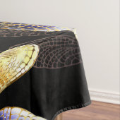 Naadloos patroon met gouden libellen tafelkleed (Voorbeeld)