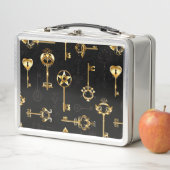 Naadloos patroon met gouden sleutels (In situ)