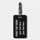 Naadloos patroon met gouden sleutels bagagelabel (Achterkant verticaal)