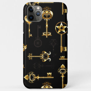 Naadloos patroon met gouden sleutels Case-Mate iPhone case