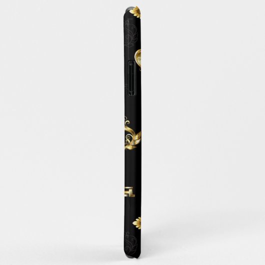 Naadloos patroon met gouden sleutels Case-Mate iPhone case (Achterkant/rechts)