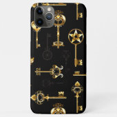 Naadloos patroon met gouden sleutels Case-Mate iPhone case (Achterkant)