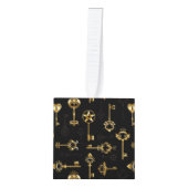 Naadloos patroon met gouden sleutels decoratie (Voorkant)