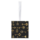 Naadloos patroon met gouden sleutels decoratie (Rechts)