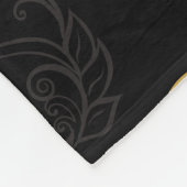 Naadloos patroon met gouden sleutels fleece deken (Hoek)