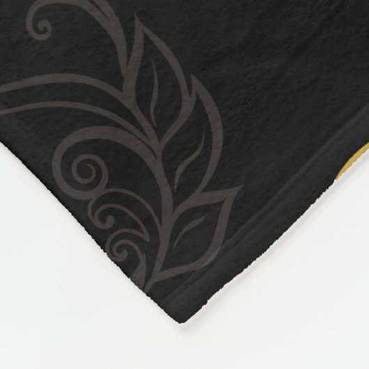 Naadloos patroon met gouden sleutels fleece deken (Hoek)