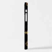 Naadloos patroon met gouden sleutels iPhone hoesje (Linkerkant)