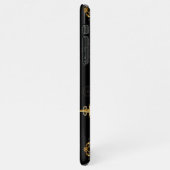 Naadloos patroon met gouden sleutels iPhone hoesje (Linkerkant)