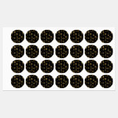 Naadloos patroon met gouden sleutels labels (Vel)