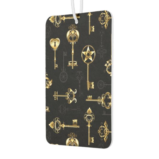 Naadloos patroon met gouden sleutels luchtverfrisser (Links)