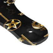 Naadloos patroon met gouden sleutels snijplank (Hoek)