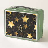 Naadloos patroon met gouden sterren (Achterkant)