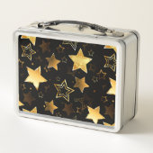 Naadloos patroon met gouden sterren (Achterkant)