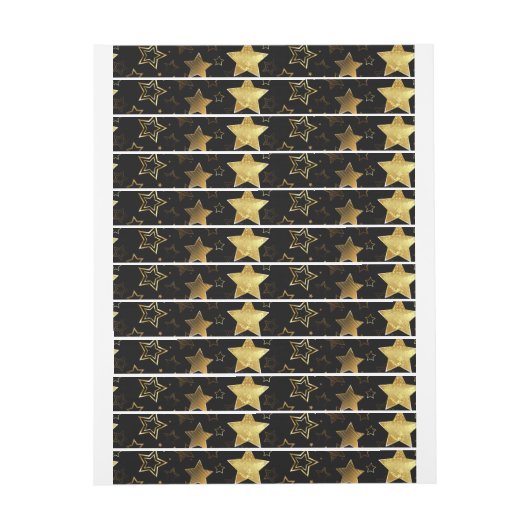 Naadloos patroon met gouden sterren (Vel)