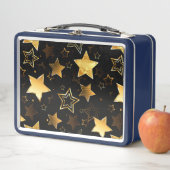 Naadloos patroon met gouden sterren (In situ)